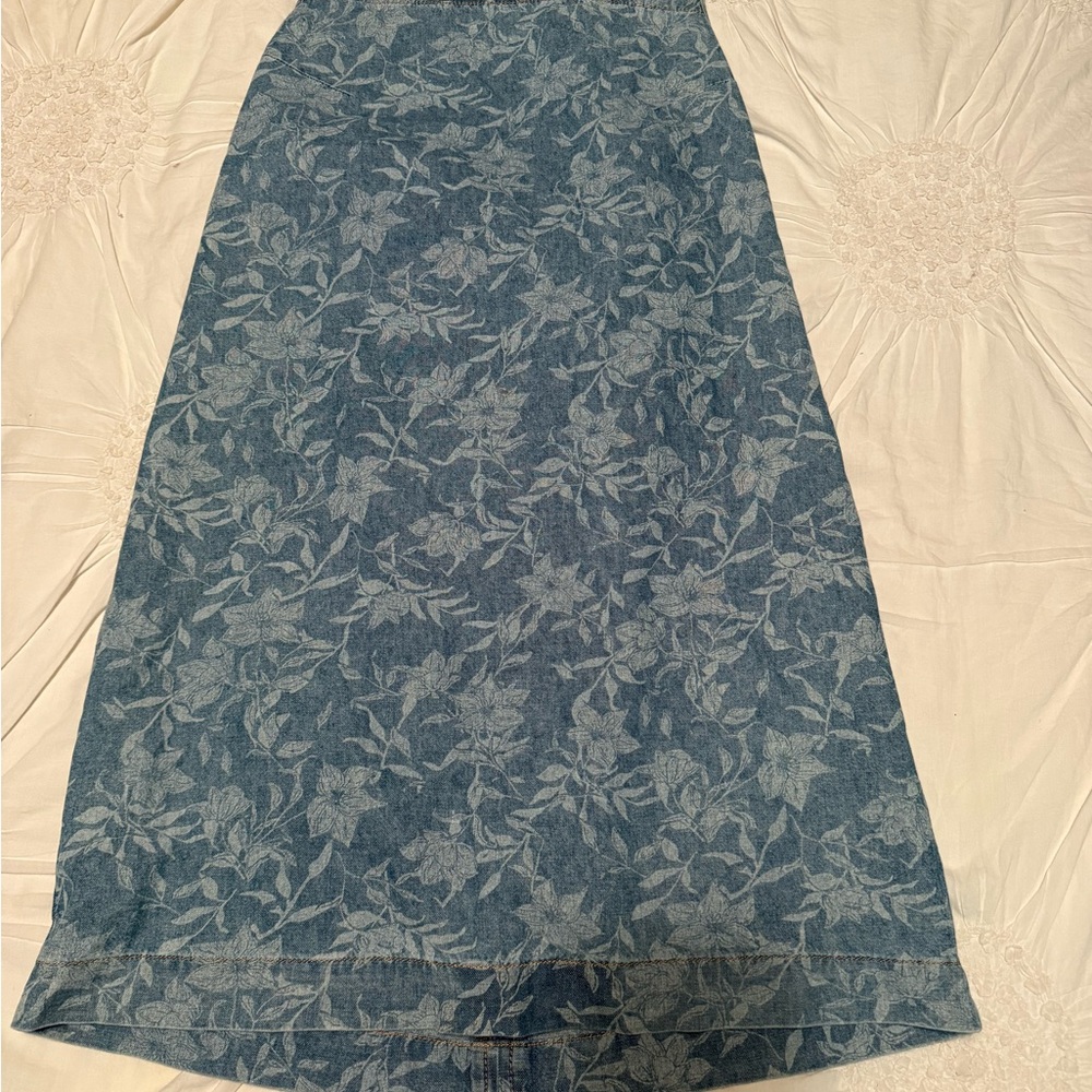 Rag and bone Floral Denim dress